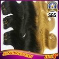 Two Tone Colored Ombre Human Hair Extension 100% Human Hair Weaving 2