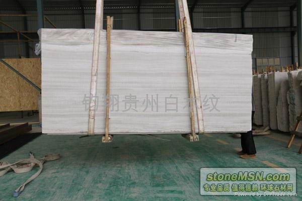 Chinese  white wood marble