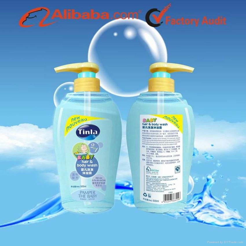 Tinla 2 in 1 Natural Baby shampoo 500ml