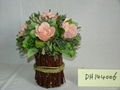 Three Rose In Pot as home decoration 2