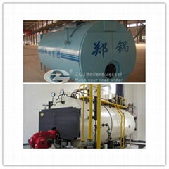 biogas fired steam  boiler