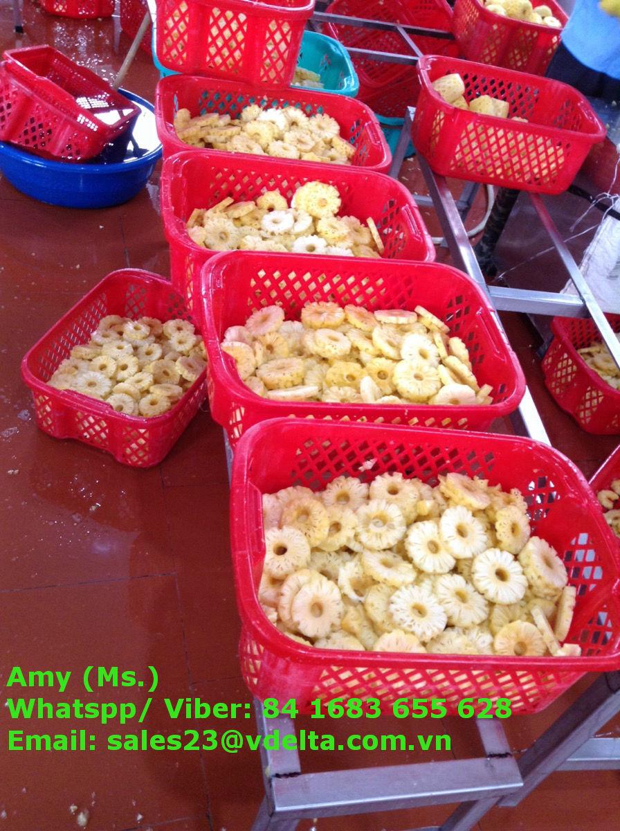 VIETNAM CANNED PINEAPPLE AMY +84 383 655 VIET DELTA (Vietnam Manufacturer) Canned Food