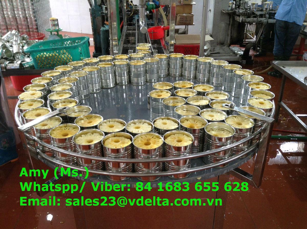 VIETNAM CANNED PINEAPPLE AMY +84 383 655 VIET DELTA (Vietnam Manufacturer) Canned Food