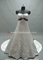 Popular Satin Bridal Gown Embroidery