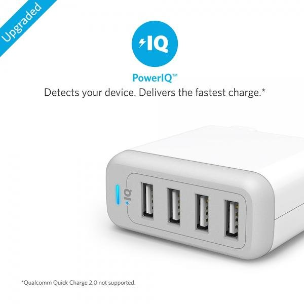 Anker USB Wall Charger PowerPort 4 2