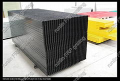 Fiberglass pedestrian grating/frp walkway grating