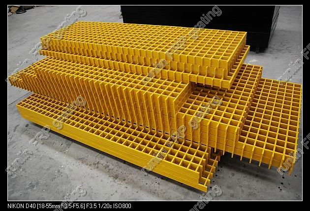 Fiberglass pedestrian grating/frp walkway grating 2