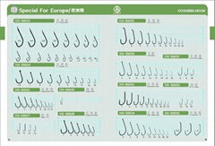 fishing hooks for Europe