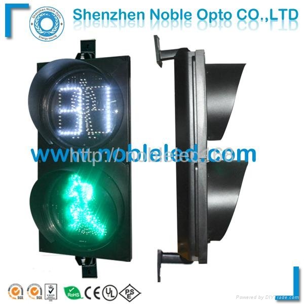 200 mm led pedestrian  traffic light with countdown timer