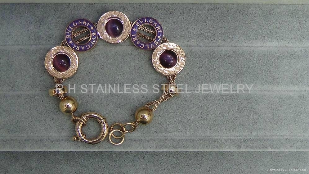 bvlgari stainless steel jewelry