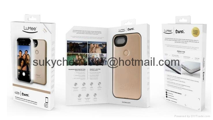 Iphone 6S 7 Plus LED Lighting Selfie Case Cover 3
