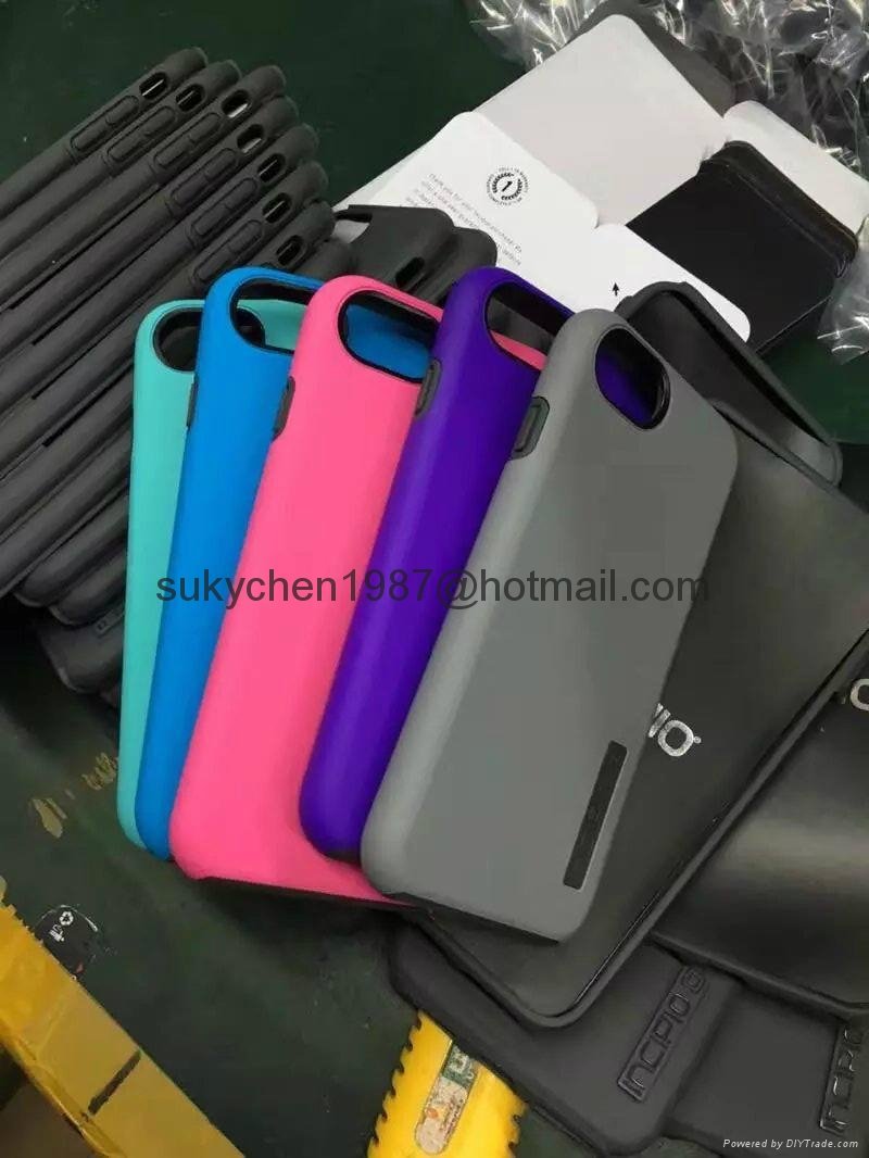 Iphone6/6S/7 Plus Dual Layers Shockproof Matte R   ed Hybrid TPU+PC Case Cover 3