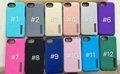 Iphone6/6S/7 Plus Dual Layers Shockproof Matte R   ed Hybrid TPU+PC Case Cover 1