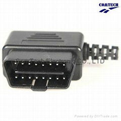 OBD-2 16P M Right Angle  Connector 