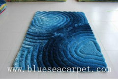 3d shaggy carpet & rugs