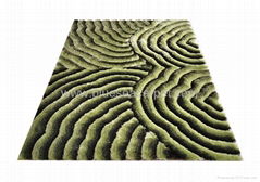 3d shaggy carpet & rugs