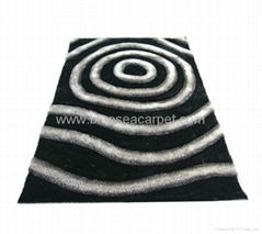 3d shaggy carpet & rugs