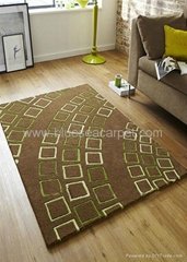 handtuffted acrylic carpet & rugs