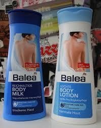 Balea lotion and spray