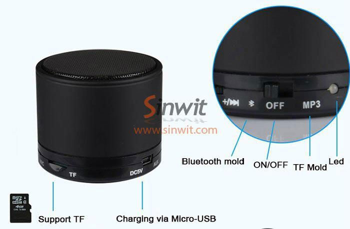 WIRELESS PORTABLE MINI  BLUETOOTH  SPEAKERS