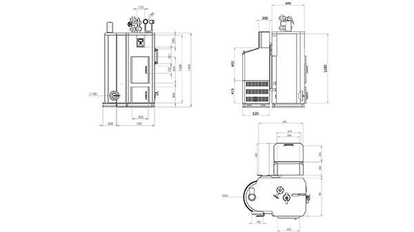 Biomass steam boiler 3