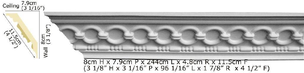 PU carved mouldings 4