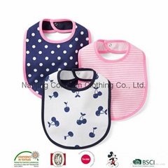 Good Quality Baby Bibs with Print 100% Cotton Baby Bibs with Print