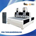 Multi-spindle CNC router engraving