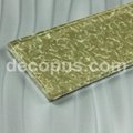 Fashion design artifical glass tile marble small size decorative wall borderline 5