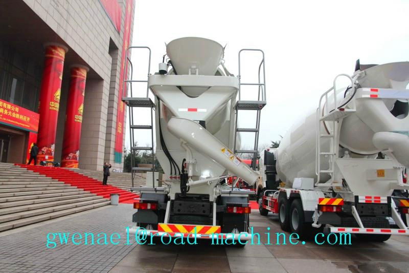  Concrete Mixer Truck Sinotruk HOWO 4-16cbm 6/8x4 EuroⅢ 400L Energy-Saving  3