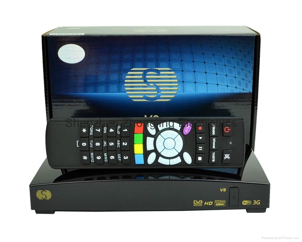Satellite Receiver Skybox V8 Support CAS+IPTV 3