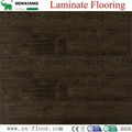 Wood Texture Deep Embossed & Handscraped Parquet Laminated Laminate Flooring 1