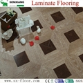 12mm Mdf/hdf Various Art Parquet Laminated Laminate Flooring