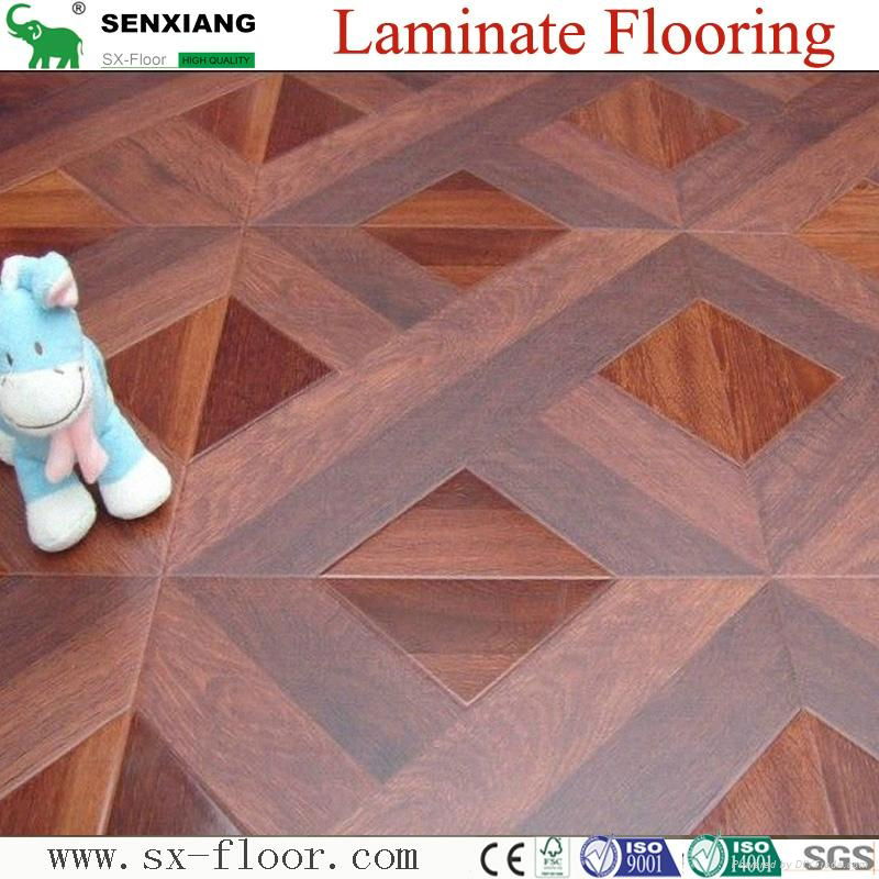 12mm Mdf/hdf Various Art Parquet Laminated Laminate Flooring 4