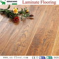 German Technology 12mm High Quality Embossed V-groove Laminate Flooring 2