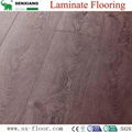 Global Popular Fashion Hardwood V-groove Design Laminated Laminate Flooring 1