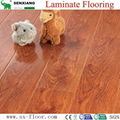 Red Sandalwood Class31 Ac3 High Gloss Laminate Flooring 2