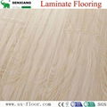 12mm Hdf Concave & Convex Surface Smooth Handscraped Laminate Flooring 4