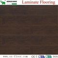 8mm Wenge Pattern Crystal Surface Laminated Wooden Laminate Flooring 1