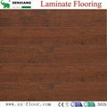 8mm Wenge Pattern Crystal Surface Laminated Wooden Laminate Flooring 2