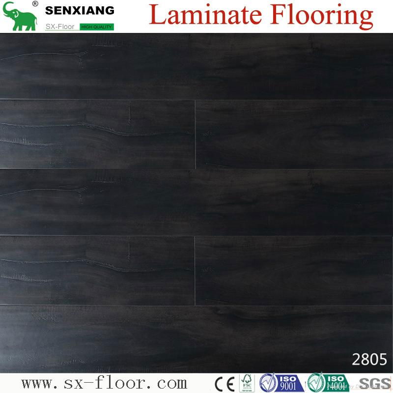 Authentic Oak Textures High Bright U-groove Laminated Laminate Flooring 4