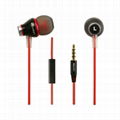 LENTION 1.2m High Performance I300 Remote Mic In-Ear Headphones  1