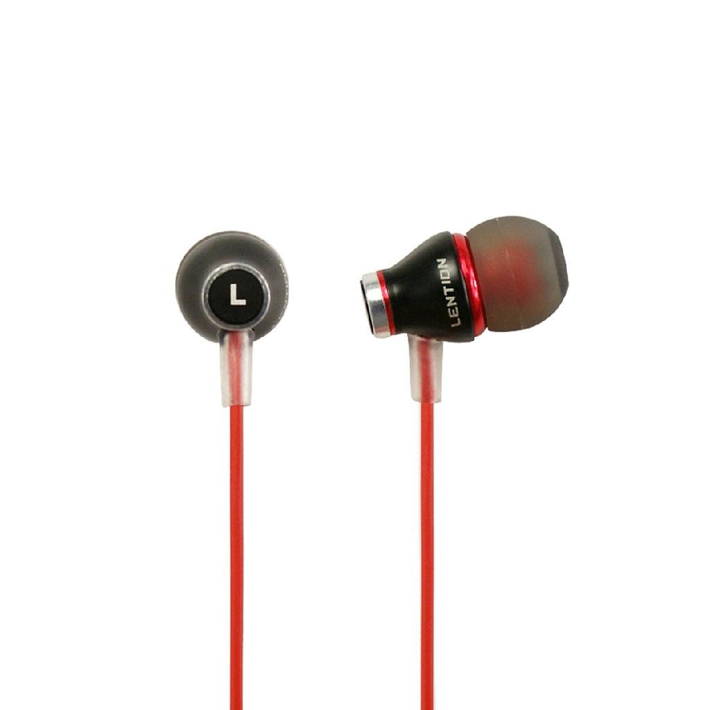 LENTION 1.2m High Performance I300 Remote Mic In-Ear Headphones  2