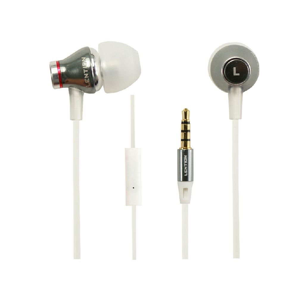 LENTION 1.2m High Performance I300 Remote Mic In-Ear Headphones  4