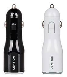  LENTION  IC  Dual Ports USB Car Charger Adapter 