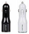  LENTION  IC  Dual Ports USB Car Charger Adapter  1