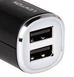  LENTION  IC  Dual Ports USB Car Charger Adapter  3