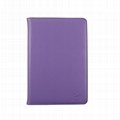 LENTION Genuine Leather Slim Smart Cover Stand Case for iPad mini mini2