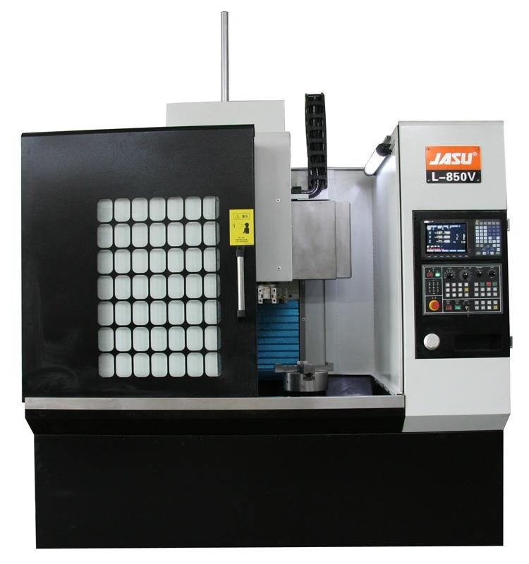 Jasu L-850V Linear Guide Vertical CNC Lathe Machine for Metal Processing 2