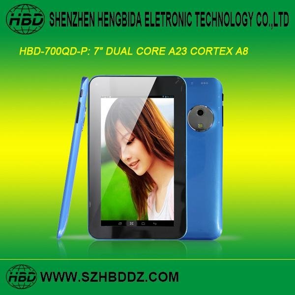 HBD-700QD-P 7 Inch Dual Core Tablet PC
